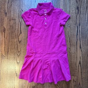 Primary Short Sleeve Pique Polo Dress 8-9
